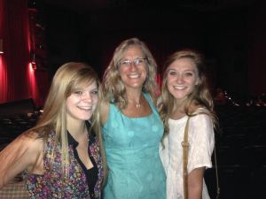 My girls pose as my parentheses